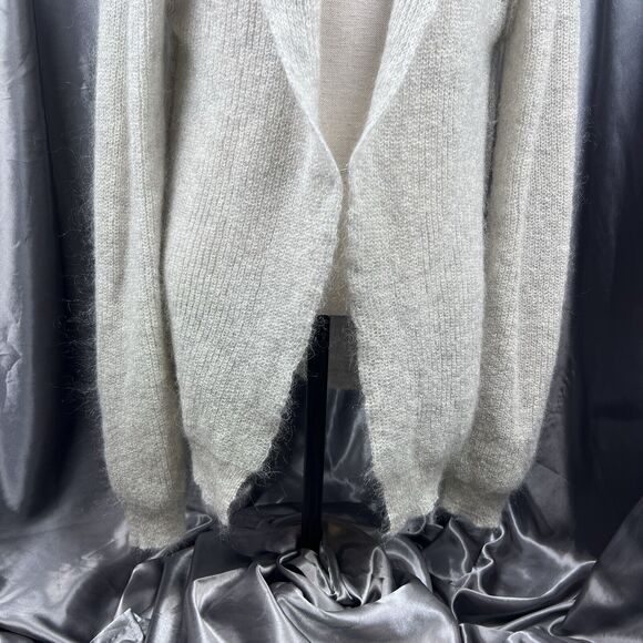 American Vintage Women’s Oversized Cardigan Sz M Double Breasted Mohair Stitched - Picture 3 of 14